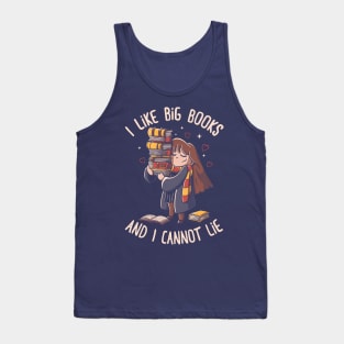 I Like Big Books Tank Top